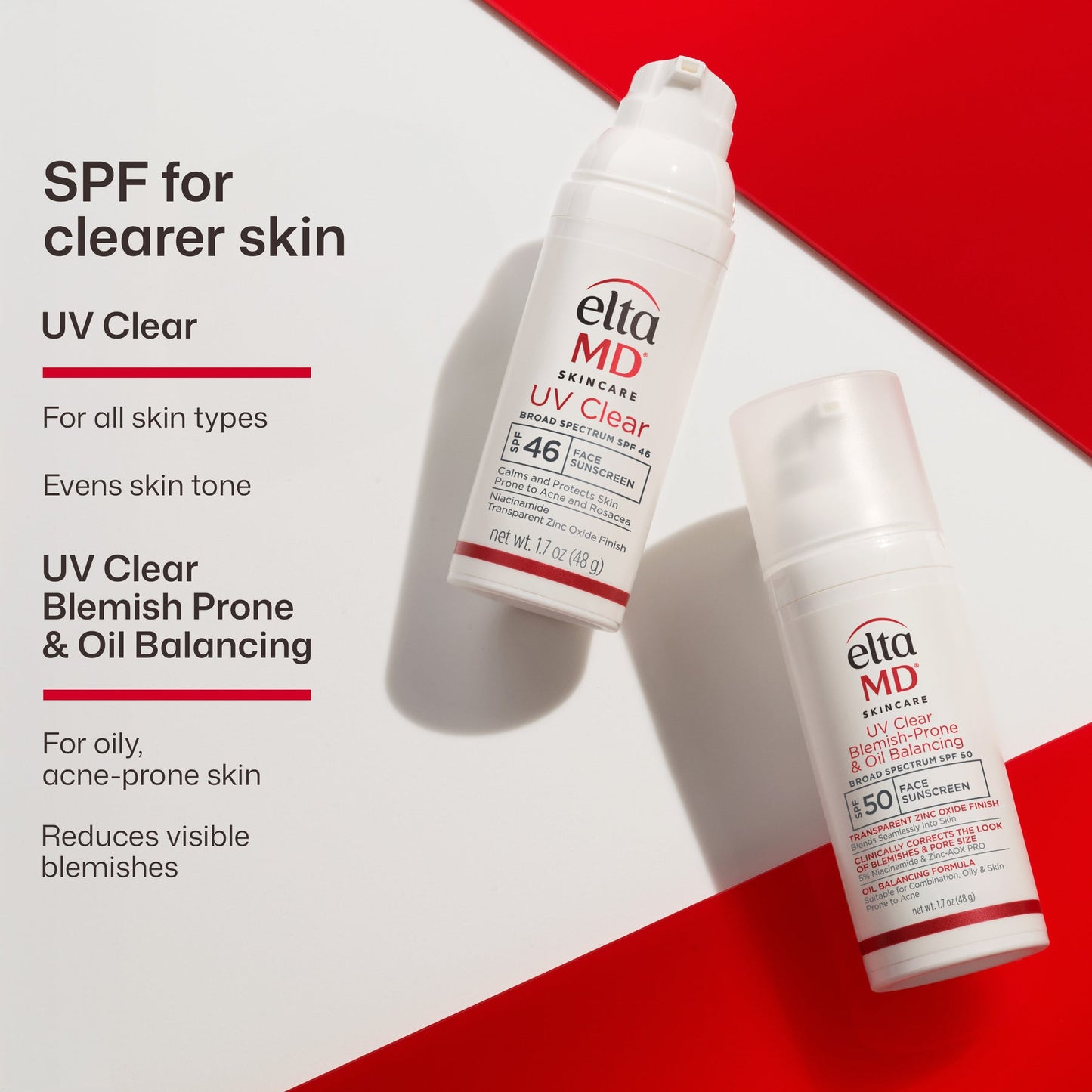 EltaMD UV Skin Recovery Face Sunscreen with Zinc Oxide, All Mineral, Safe for Sensitive Skin SPF 50
